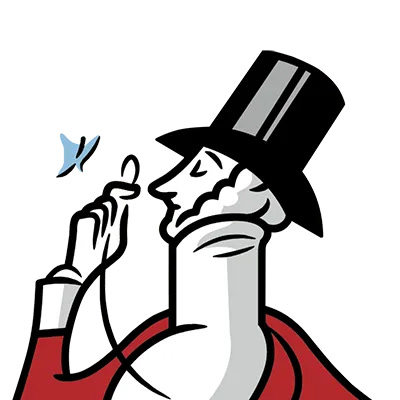 This is the iconic "Eustace Tilley" mascot logo for The New Yorker magazine